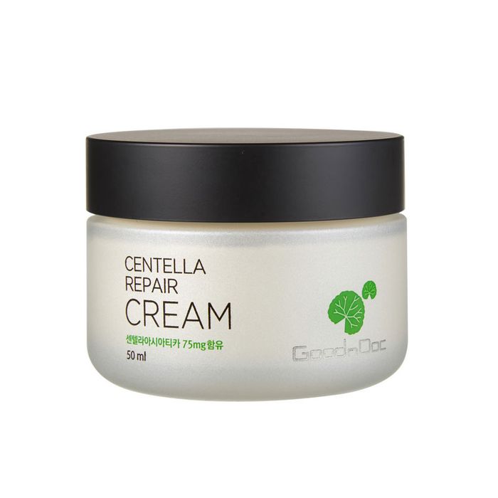 Hình ảnh Kem Dưỡng Phục Hồi Da Chiết Xuất Rau Má GoodnDoc Centella Repair Cream