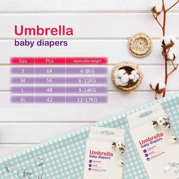 Hình ảnh thực tế Tã/Bỉm Umbrella phiên bản mới
