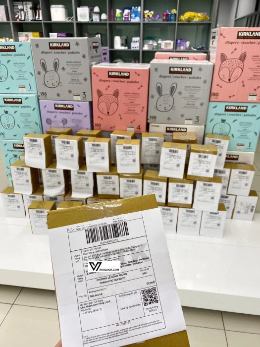 Bộ sưu tập hình ảnh Bỉm Kirkland Signature đa dạng size
