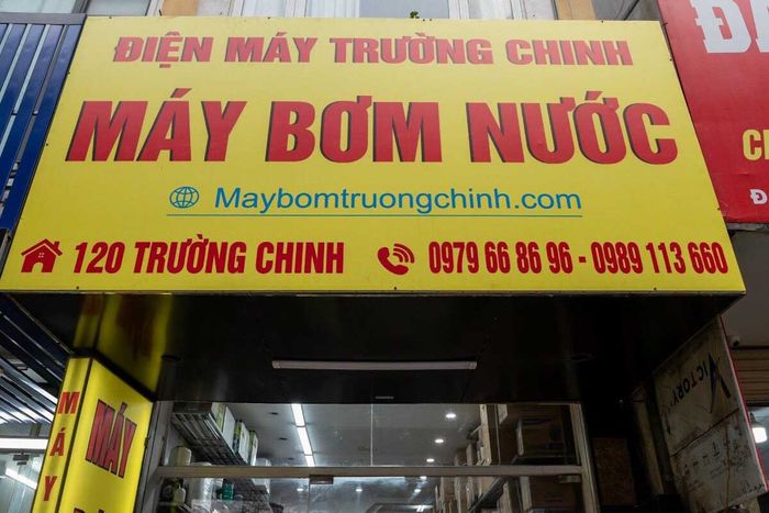 Hình ảnh thực tế dòng máy bơm chất lượng cao Trường Chinh