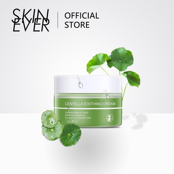 Hình ảnh thực tế Kem Dưỡng Da Skin Ever Chiết Xuất Rau Má (ảnh 2)