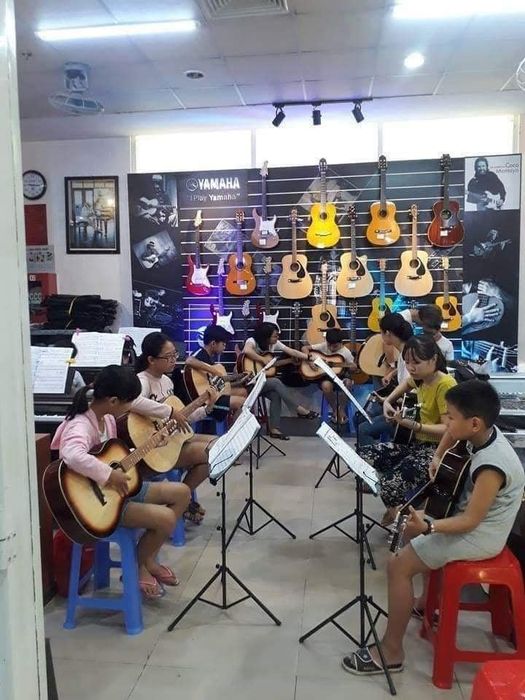 Không gian đào tạo nghệ thuật tại Trung Tâm Âm Nhạc Vĩnh Anh