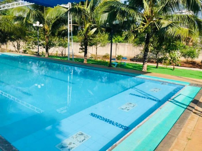 Không gian xanh mát tại Hồ Bơi Sinh Thái Nguyễn Lâm
