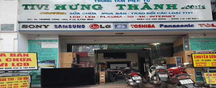 Hình ảnh thiết bị hiện đại và quy trình sửa chữa chuẩn tại Hưng Thành