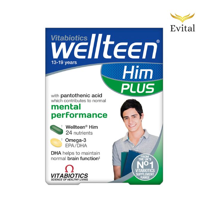 Hình ảnh sản phẩm Vitabiotics Wellteen Him Plus (ảnh 2)