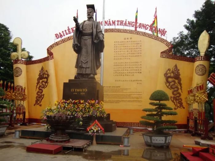 Hình ảnh minh họa sống động về kinh thành Thăng Long thời Lý (Nguồn: Tư liệu lịch sử)