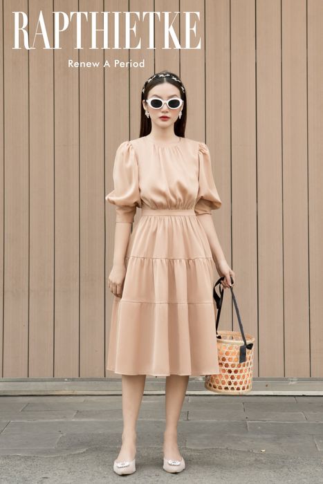 Hình ảnh đầm lụa thanh lịch từ Rập, ảnh 1