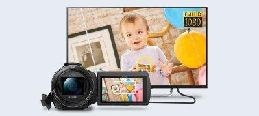 Máy quay phim 4K Sony FDR-AXP55 (tích hợp máy chiếu)