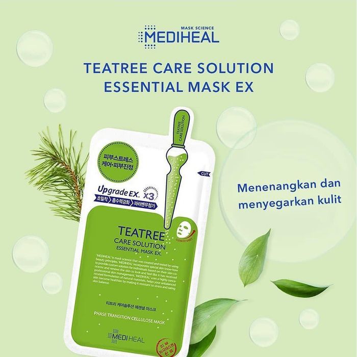 Hình ảnh mặt nạ Mediheal Teatree Care Solution Essential Mask EX phiên bản cao cấp