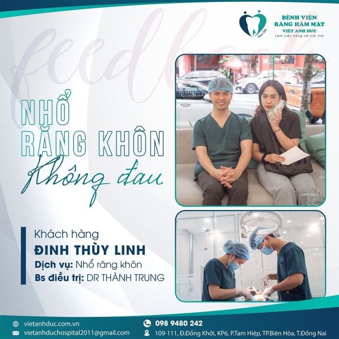 Hình ảnh cơ sở vật chất hiện đại tại Bệnh Viện Răng Hàm Mặt Việt Anh Đức