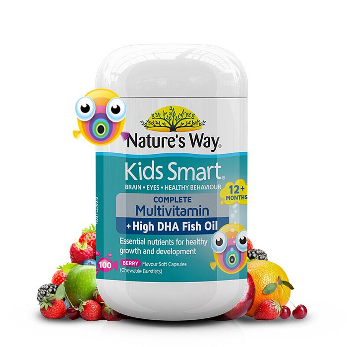 Hình ảnh bao bì và thành phần Nature's Way Kids Smart