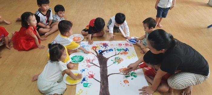Không gian học tập sáng tạo tại Mẫu giáo Thỏ Ngọc