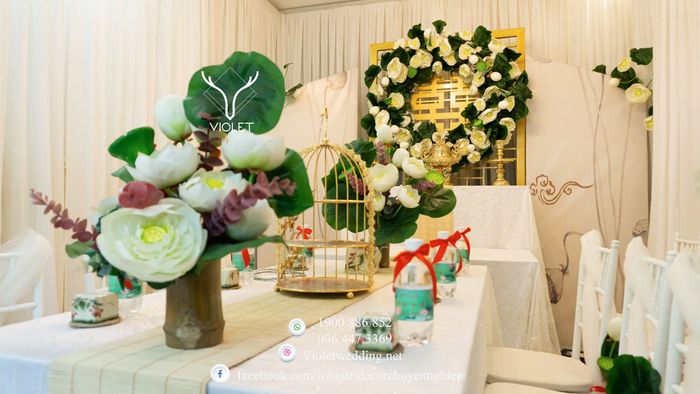Không gian tiệc cưới ấn tượng từ Violet Event & Decor