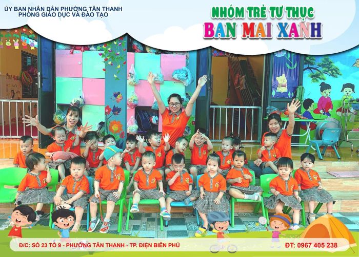 Hình ảnh không gian học tập tại Nhóm trẻ Ban Mai Xanh