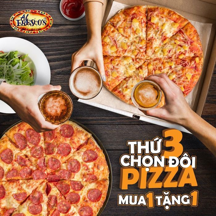 Al Fresco's - Bữa tiệc pizza và bít tết thượng hạng