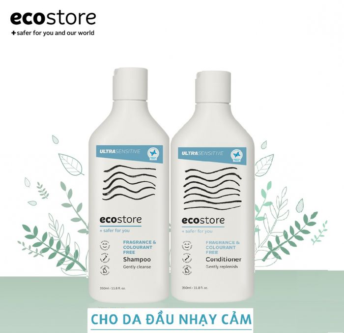 Hình ảnh thực tế: Dầu gội Ecostore cho da đầu nhạy cảm