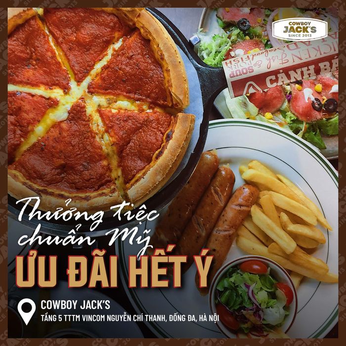 Cowboy Jack's - Không gian ẩm thực Mỹ đậm chất cao bồi