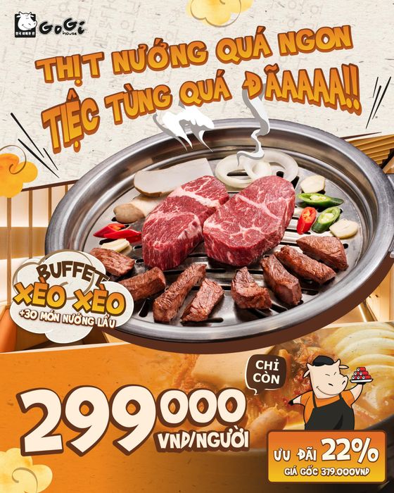 Gogi House - Không gian ẩm thực Hàn Quốc sang trọng