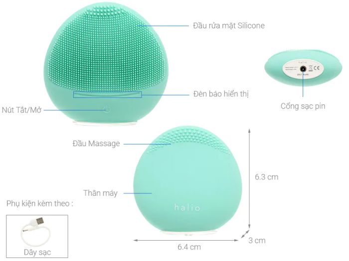 Hình ảnh chi tiết Halio Sensitive - góc sử dụng thực tế