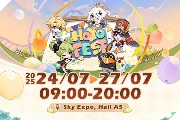 HoYo FEST 2025: Sự Kiện Được Trông Đợi Nhất Của HoYoverse Tại Khu Vực Đông Nam Á Sắp Diễn Ra Vào Tháng 7!