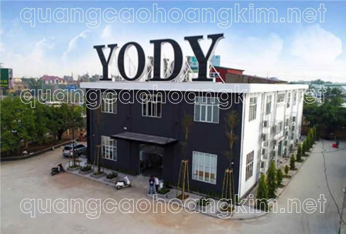 Hình ảnh dự án biển quảng cáo tòa nhà tiêu biểu của Hoàng Kim