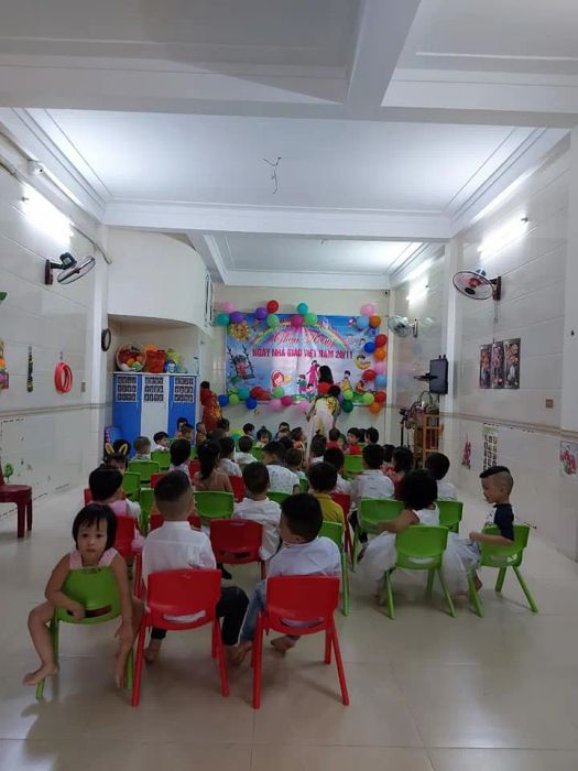Hoạt động vui chơi của bé tại Mầm non Thúy Hằng