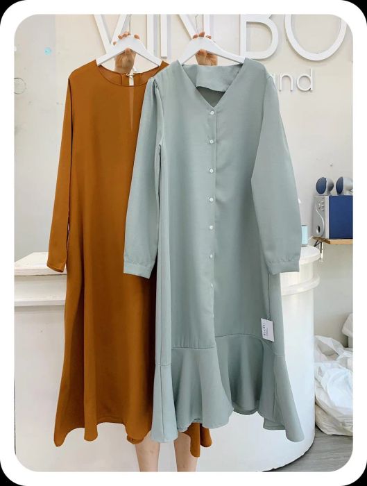 Đầm suông phong cách Hàn Quốc - Ảnh 2