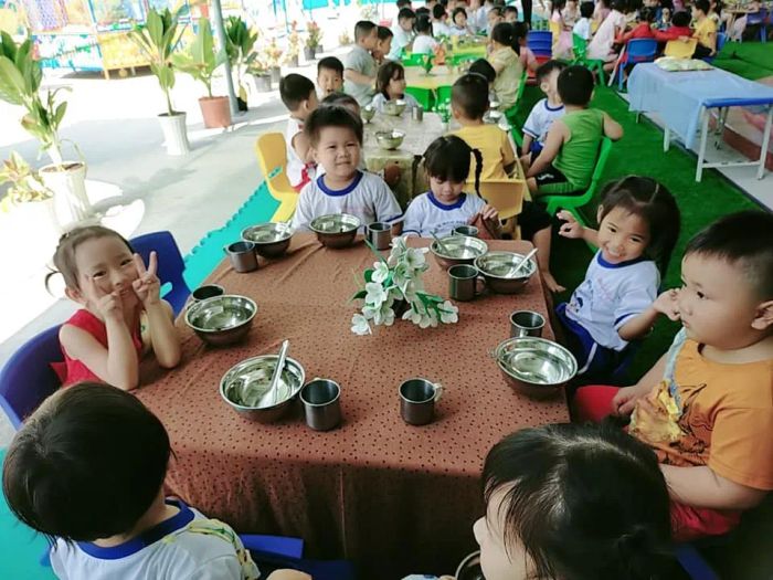 Hoạt động ngoại khóa vui nhộn tại Trường Mầm Non Nhị Mỹ