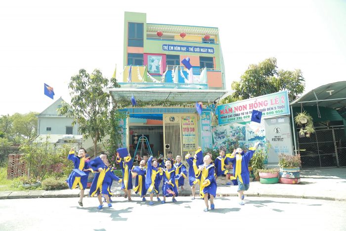 Không gian học tập tại Mầm non Hồng Lê