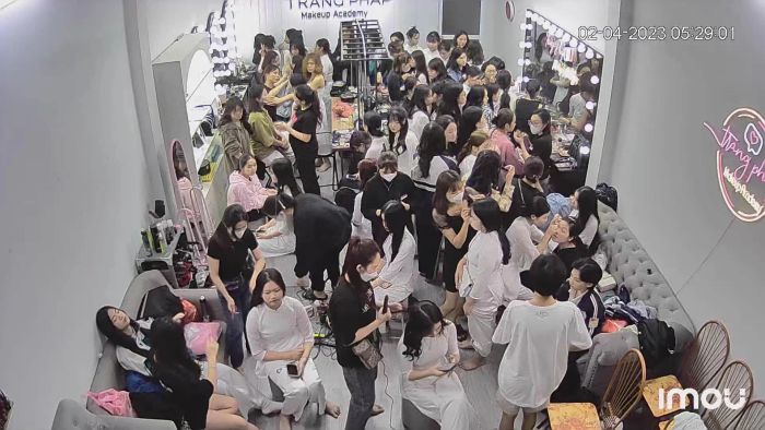 Hình ảnh thực tế lớp học tại Trang Pháp Makeup Academy - Nơi truyền cảm hứng nghệ thuật trang điểm