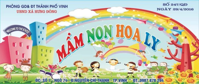 Không gian học tập tại Mầm non Hoa Ly