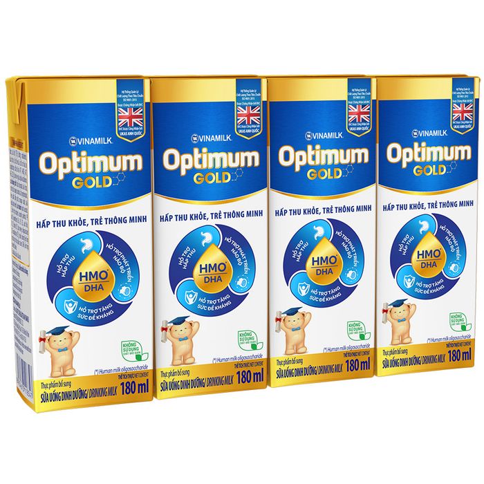 Hình ảnh sữa Optimum Gold pha sẵn - Thiết kế thông minh, an toàn