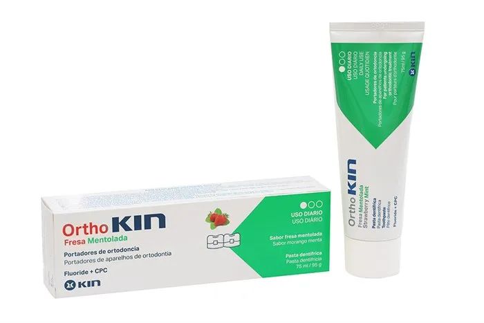 Hình ảnh kem đánh răng Ortho Kin cho răng niềng 1