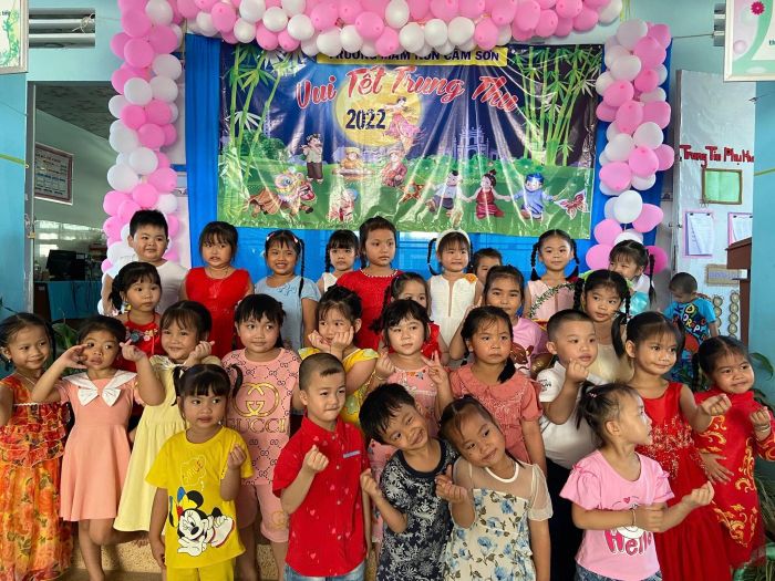 Giờ học sáng tạo đầy hứng khởi tại Mầm Non Cẩm Sơn