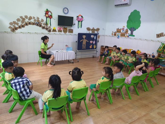 Khoảnh khắc vui chơi đáng yêu tại Trường Mầm Non Ngôi Sao Nhỏ