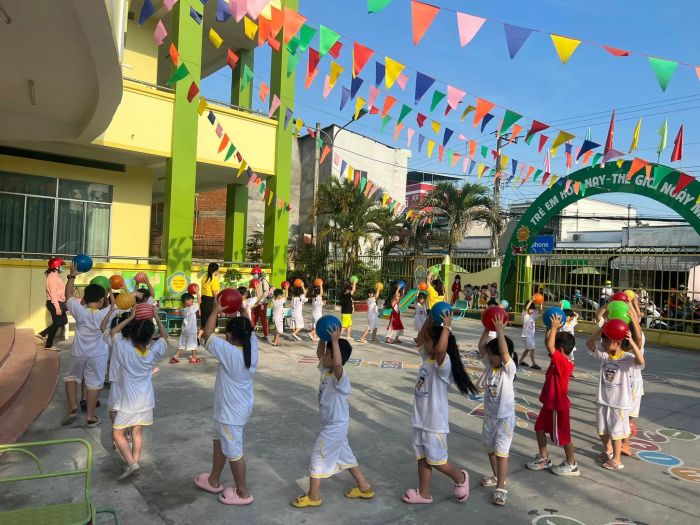 Không gian học tập ấm áp tại Trường Mầm Non 3/2