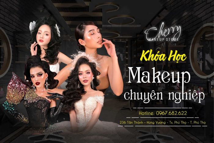 Hình ảnh thực tế lớp học tại Cherry Makeup Store