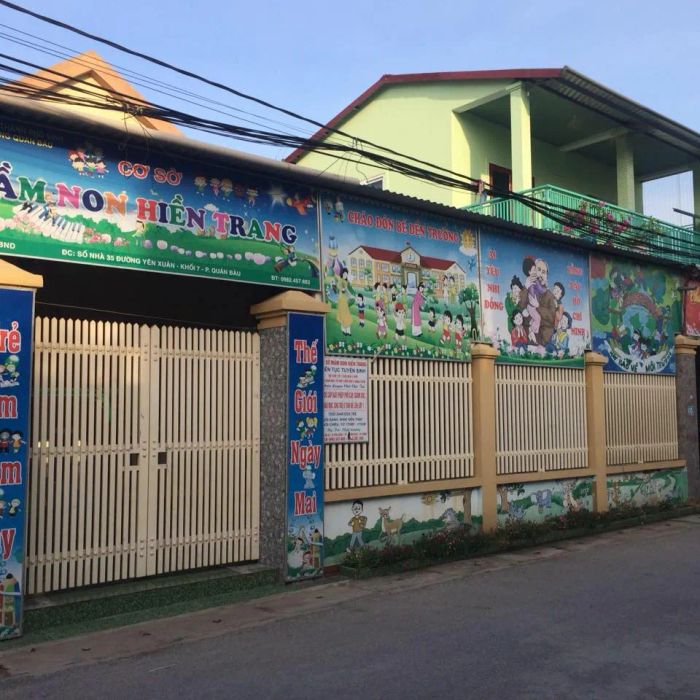 Không gian học tập tại Mầm non Hiền Trang