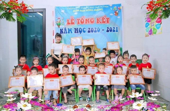 Không gian học tập tại Mầm non Hồng Nhung