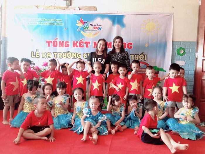 Góc học tập đáng yêu tại Mầm non Hà My