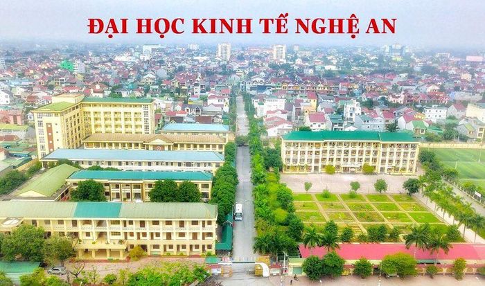 Hình ảnh khuôn viên Đại học Kinh tế Nghệ An (NACE)