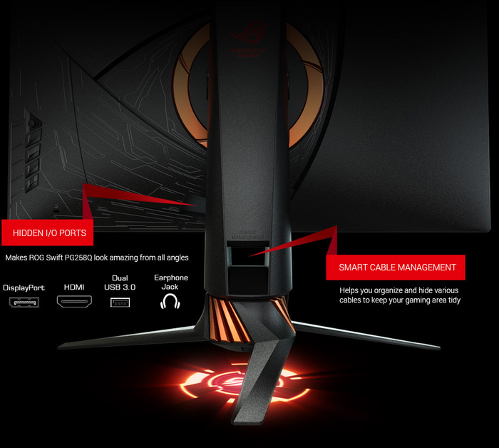 Màn hình Asus ROG Swift PG258Q 24.5Inch LED FHD, 240Hz, 1ms