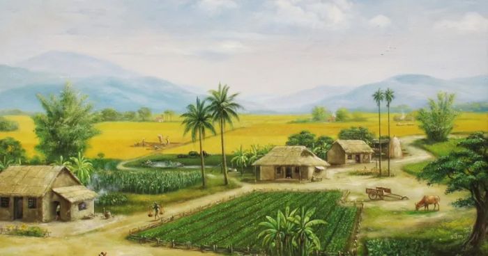 Hình ảnh minh họa sống động: Chân dung ông Hai trong tác phẩm 'Làng'