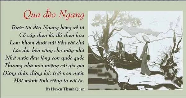 Hình ảnh minh họa cho bài thơ Qua Đèo Ngang (Nguồn: Internet) ảnh 1