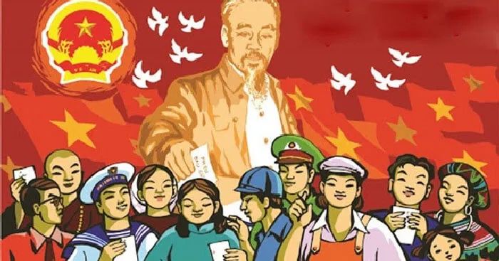 Ảnh minh họa (Nguồn: internet) – Hình ảnh góp phần truyền tải khí thế yêu nước hào hùng