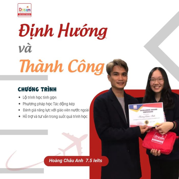 Hình ảnh Anh ngữ Dream - Học viên xuất sắc đạt thành tích IELTS 8.0+