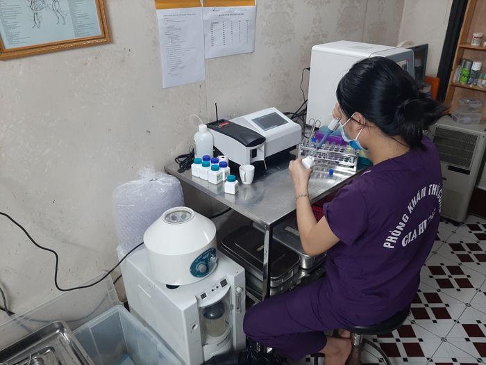 Phòng Khám Thú Cưng Gia Hưng - Hình ảnh 1 ghi lại những khoảnh khắc chăm sóc đầy yêu thương