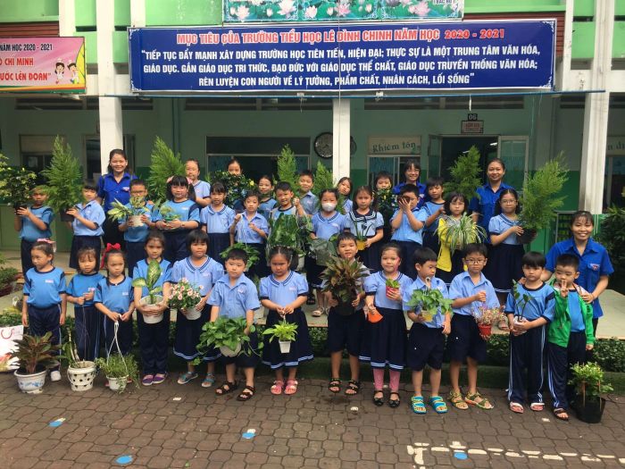 Góc học tập hiện đại tại Trường Tiểu học Lê Đình Chinh