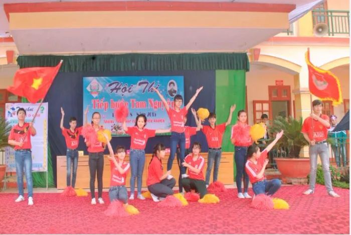 Khuôn viên xanh mát Trường THCS Nguyễn Khuyến - Nơi học sinh rèn luyện và phát triển toàn diện