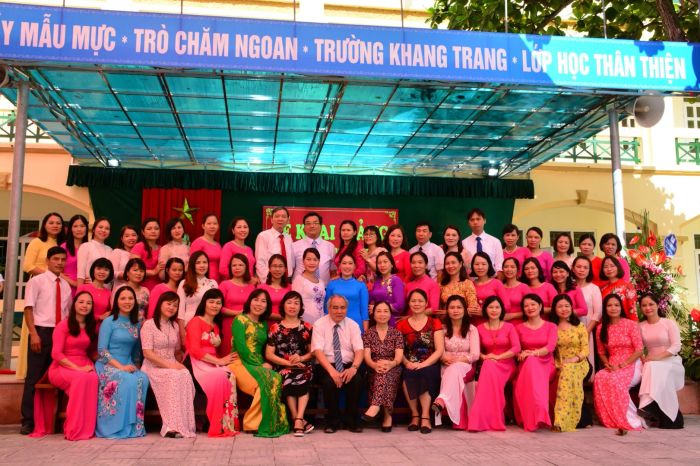 Toàn cảnh Trường THCS Trần Quốc Toản - Ngôi trường chuẩn quốc gia với bề dày truyền thống